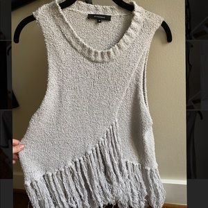 Oliviaceous light blue knit top